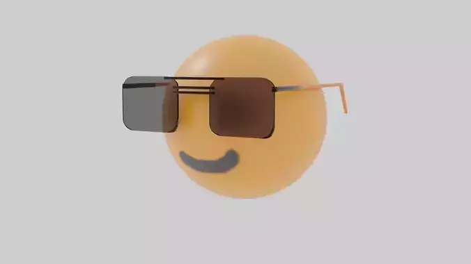 smiley with sunglass