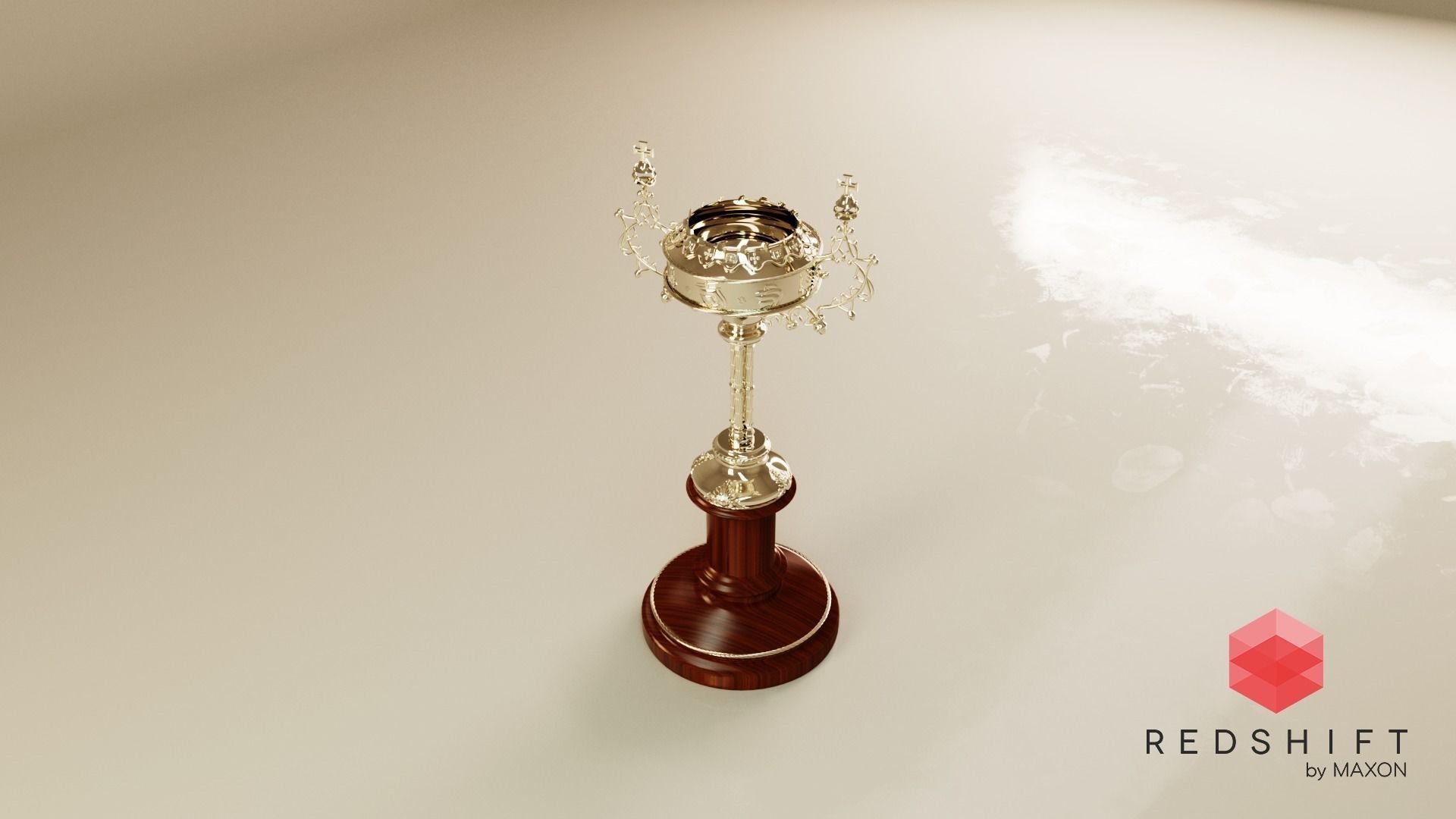 Portuguese Cup 3D model_5
