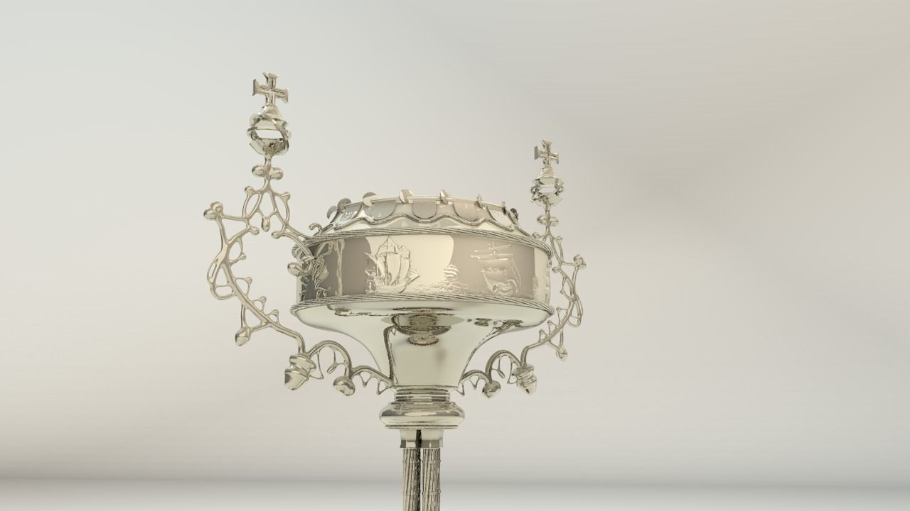 Portuguese Cup 3D model_7
