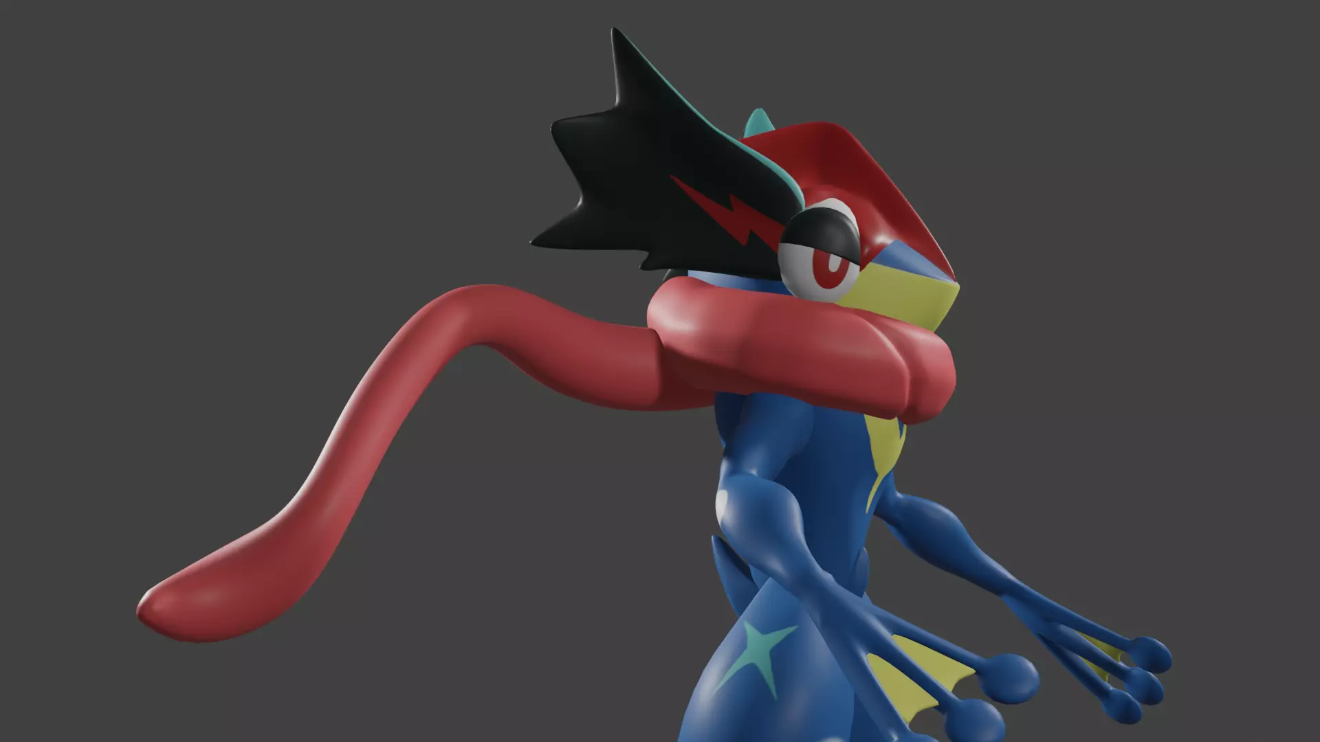 Greninja - Ash 3D model_0