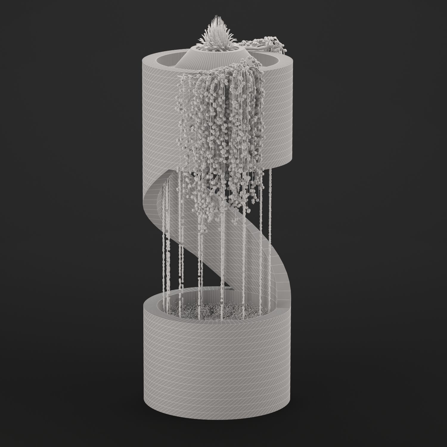 Interior Fountain 3D model_2