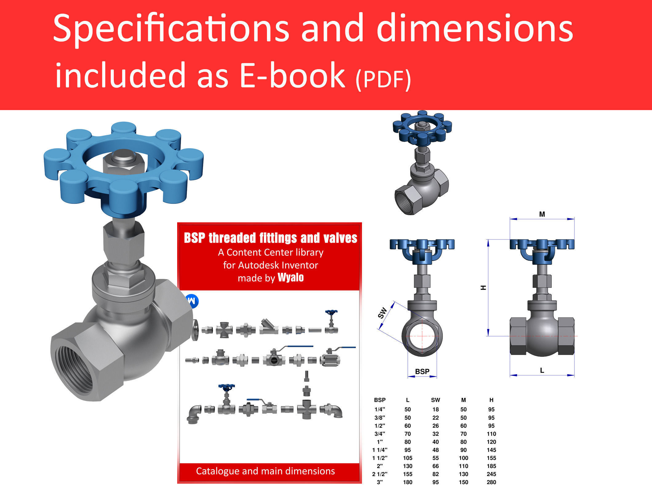 Autodesk Inventor CAD library - Piping No 1 3D model_4