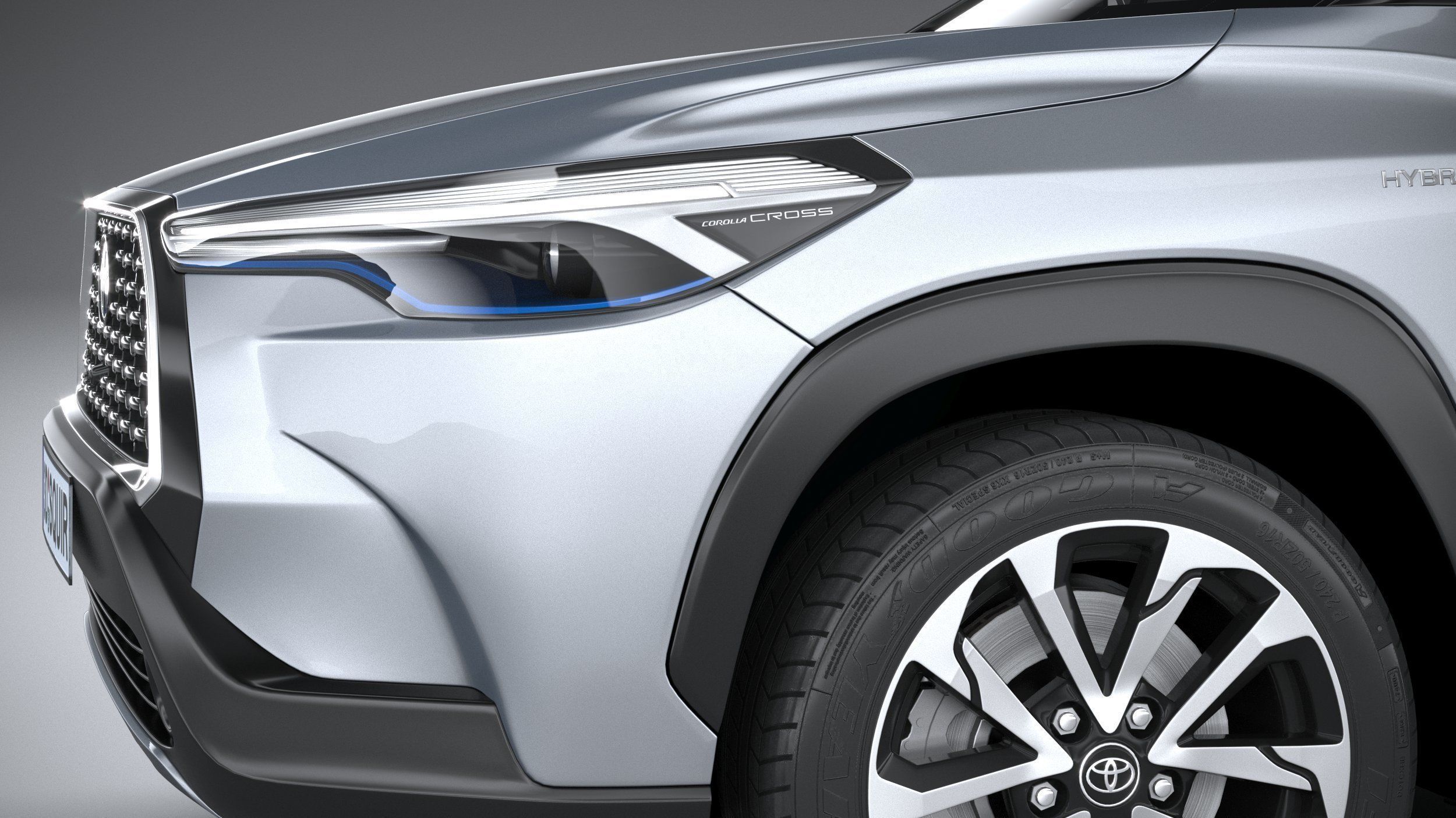 Toyota Corolla Cross 2021 3D model_3