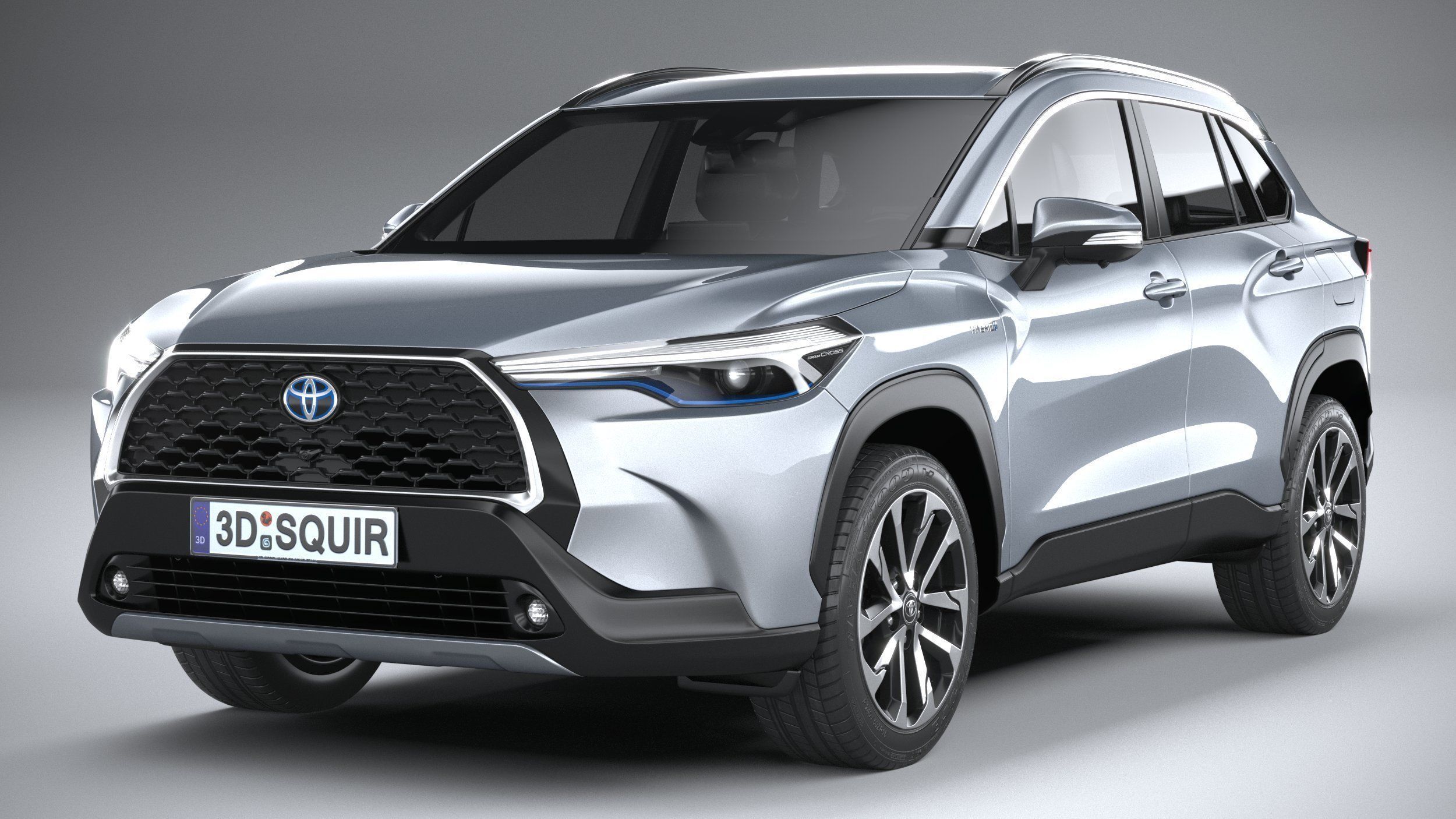 Toyota Corolla Cross 2021 3D model_2