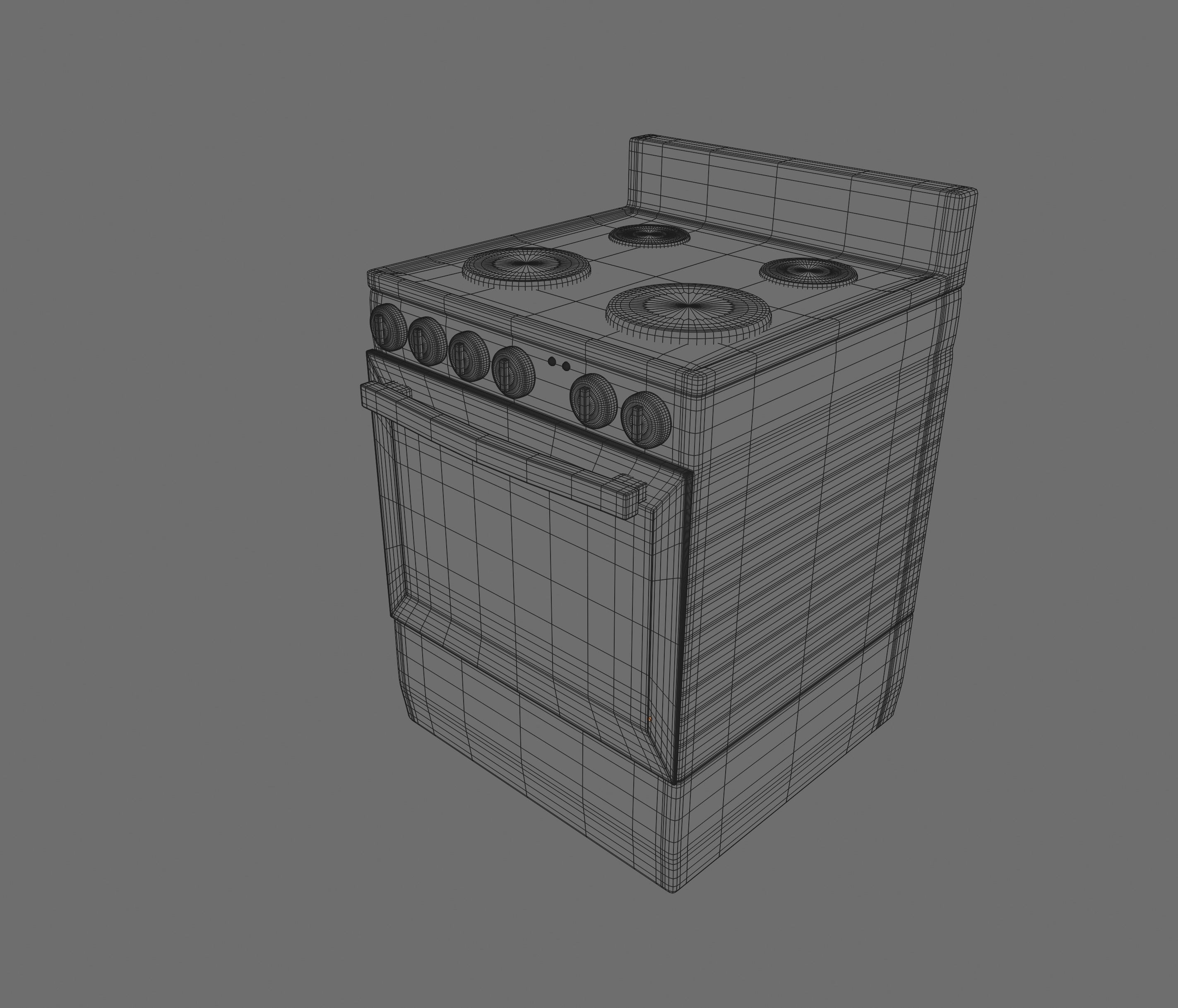 Stove 3D model_11