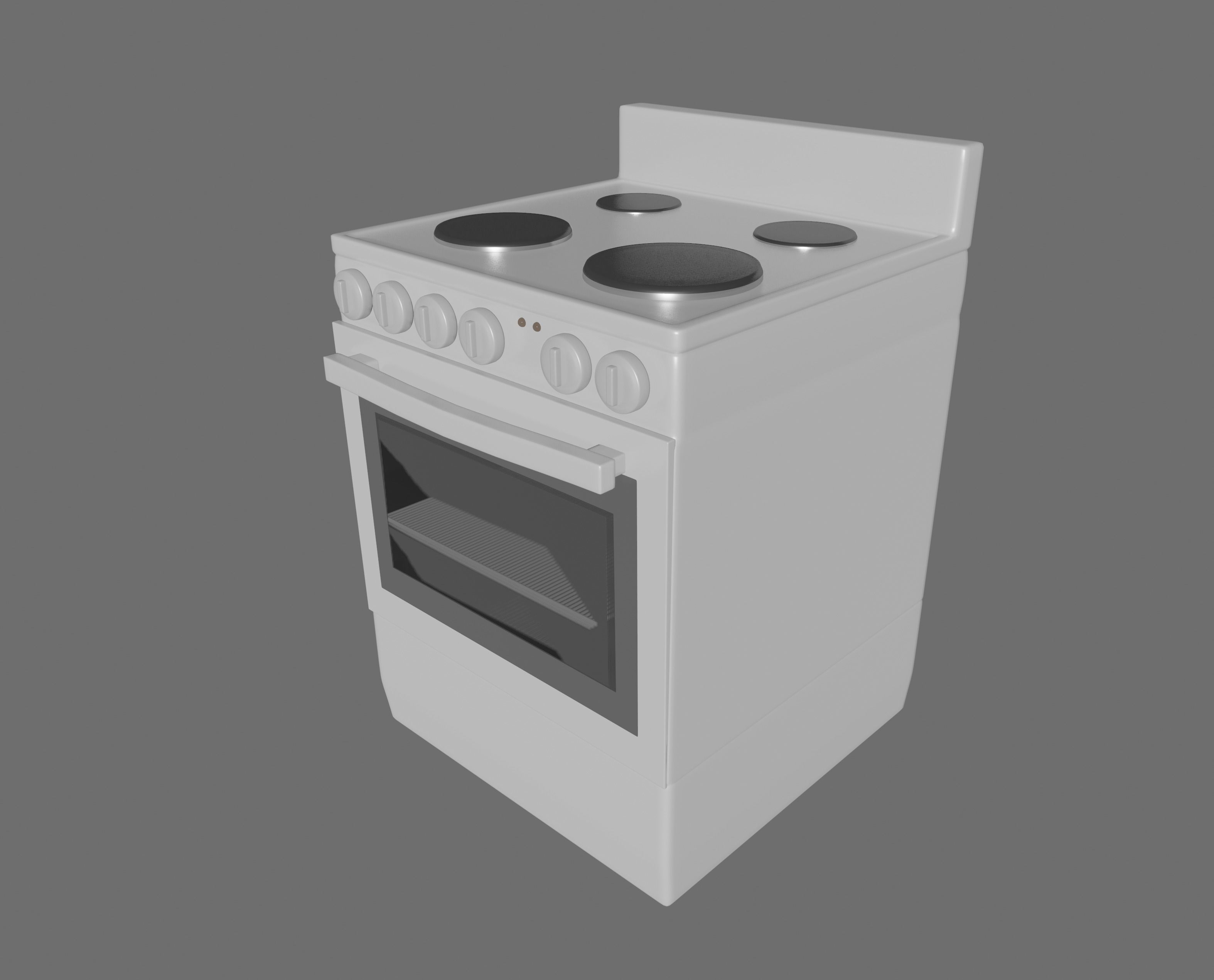 Stove 3D model_8