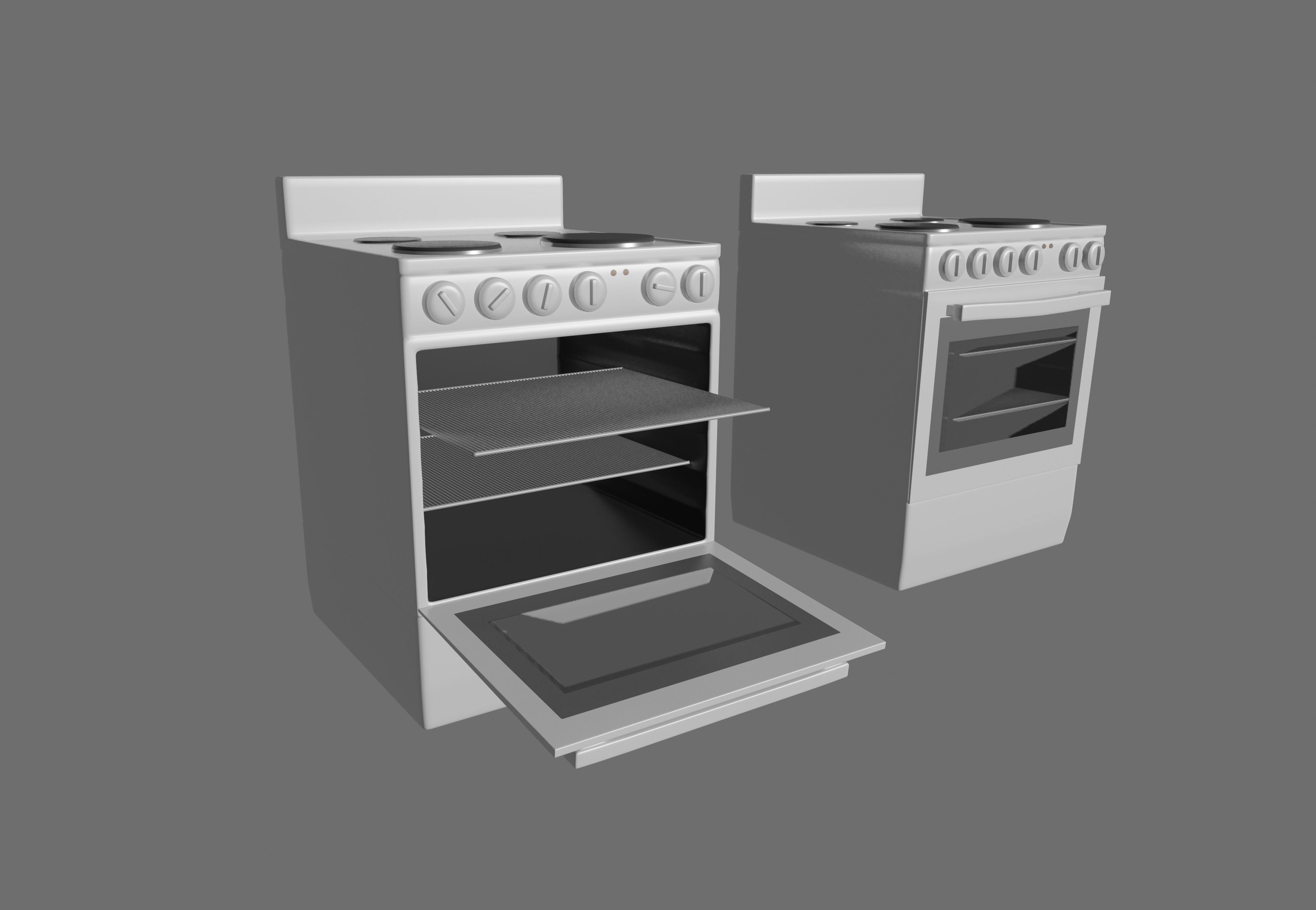 Stove 3D model_1
