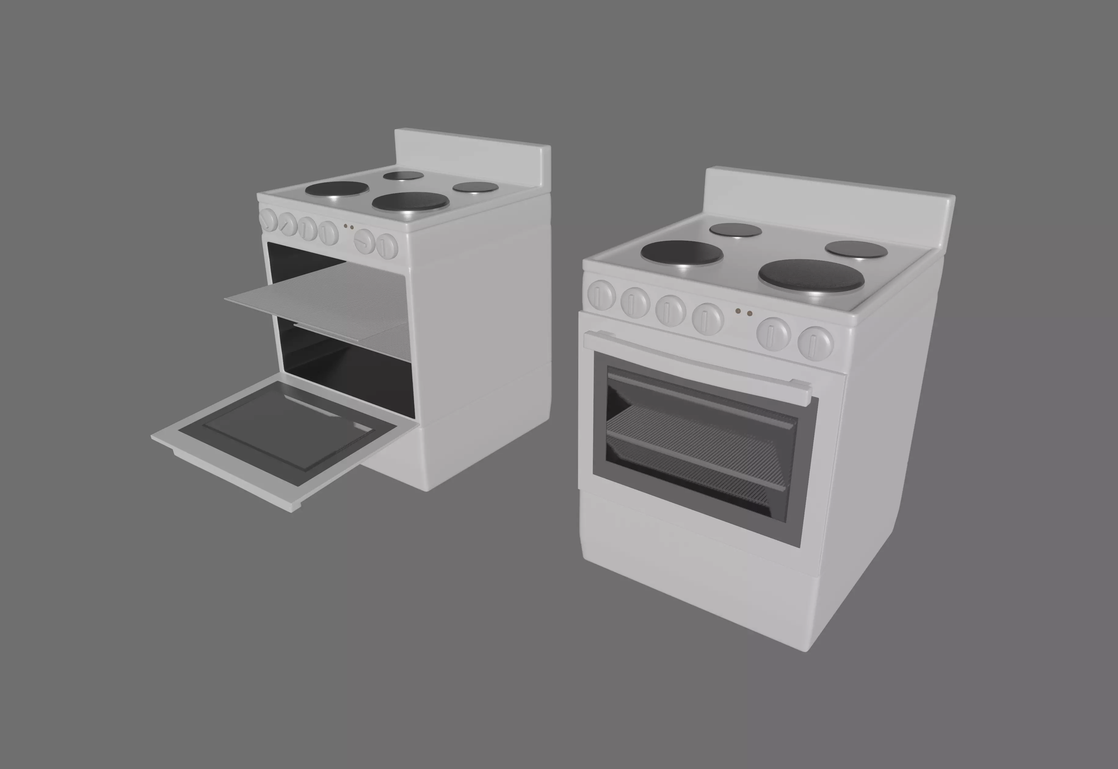 Stove 3D model_0