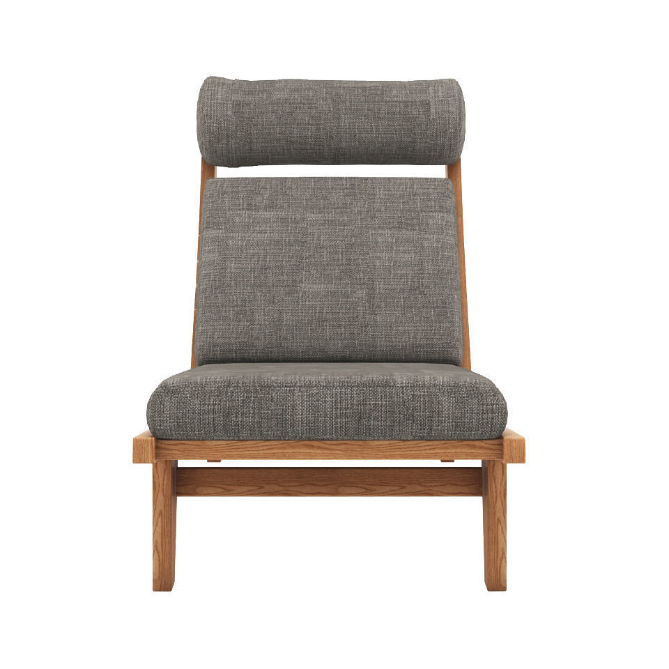 Low Lounge Chair by Hans J Wegner 3D model_2