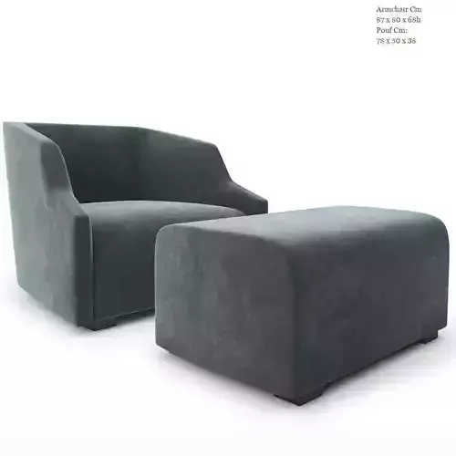 Gallotti Radice First Armchair 3D model