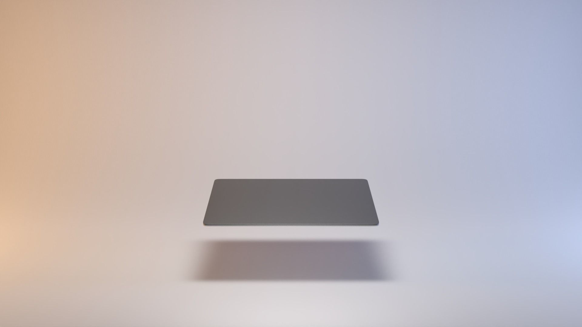 Thin modern laptop notebook Low-poly 3D model_1