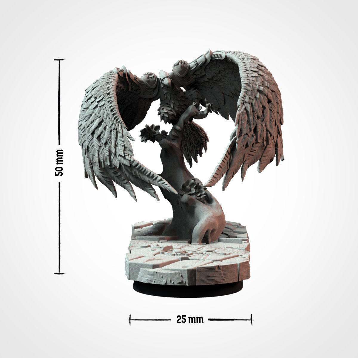Eagle Justine 3D print model_1