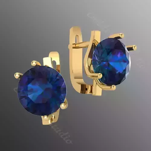 akr Earrings 3D print model