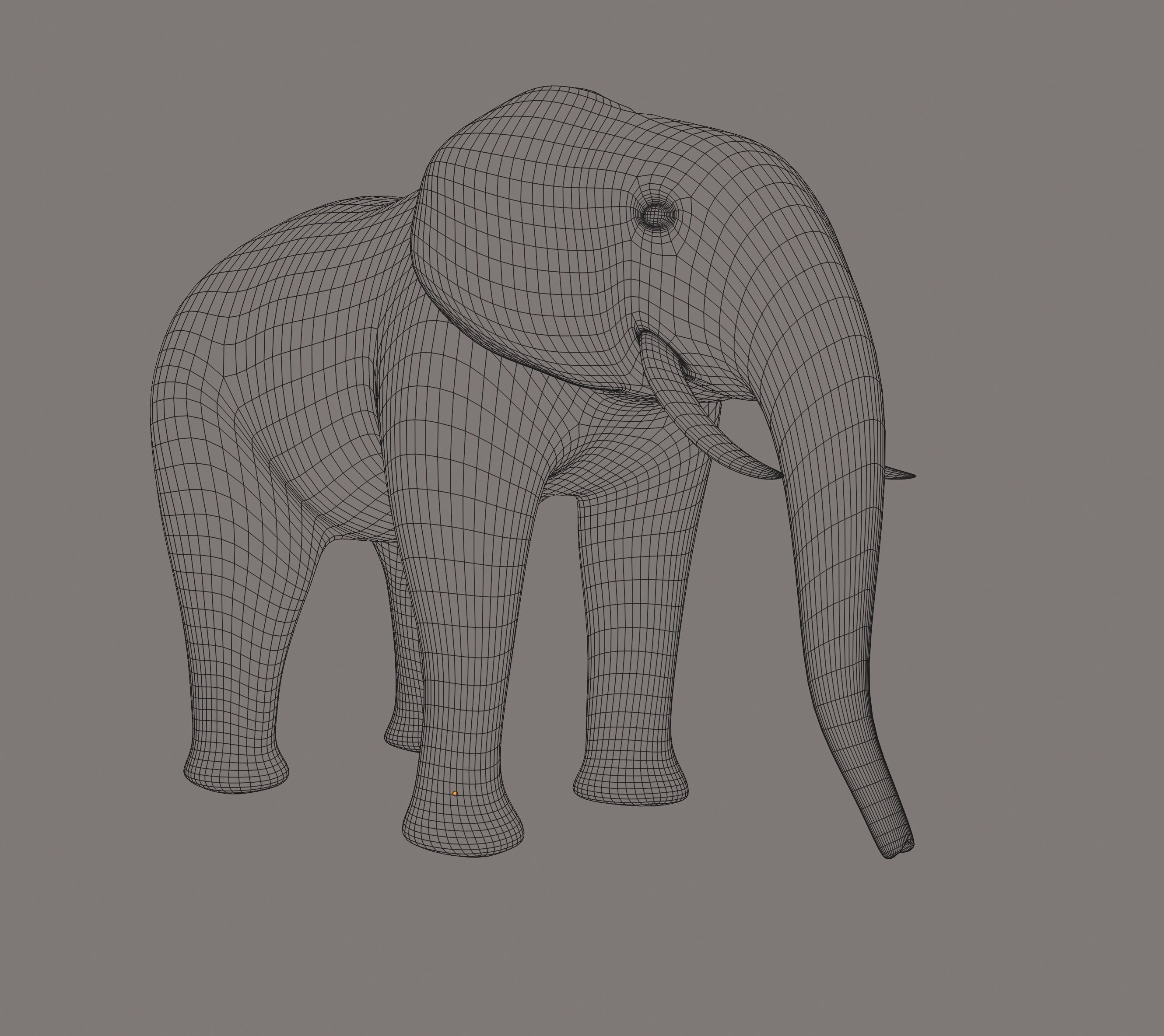 Elephant 3D model_14