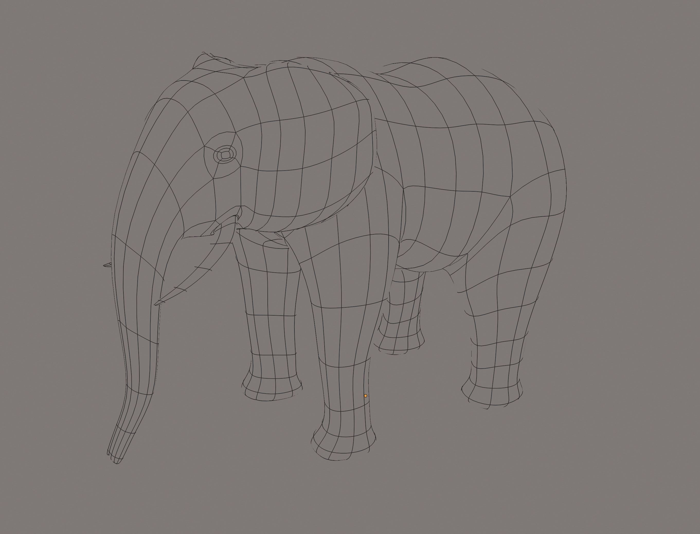 Elephant 3D model_12
