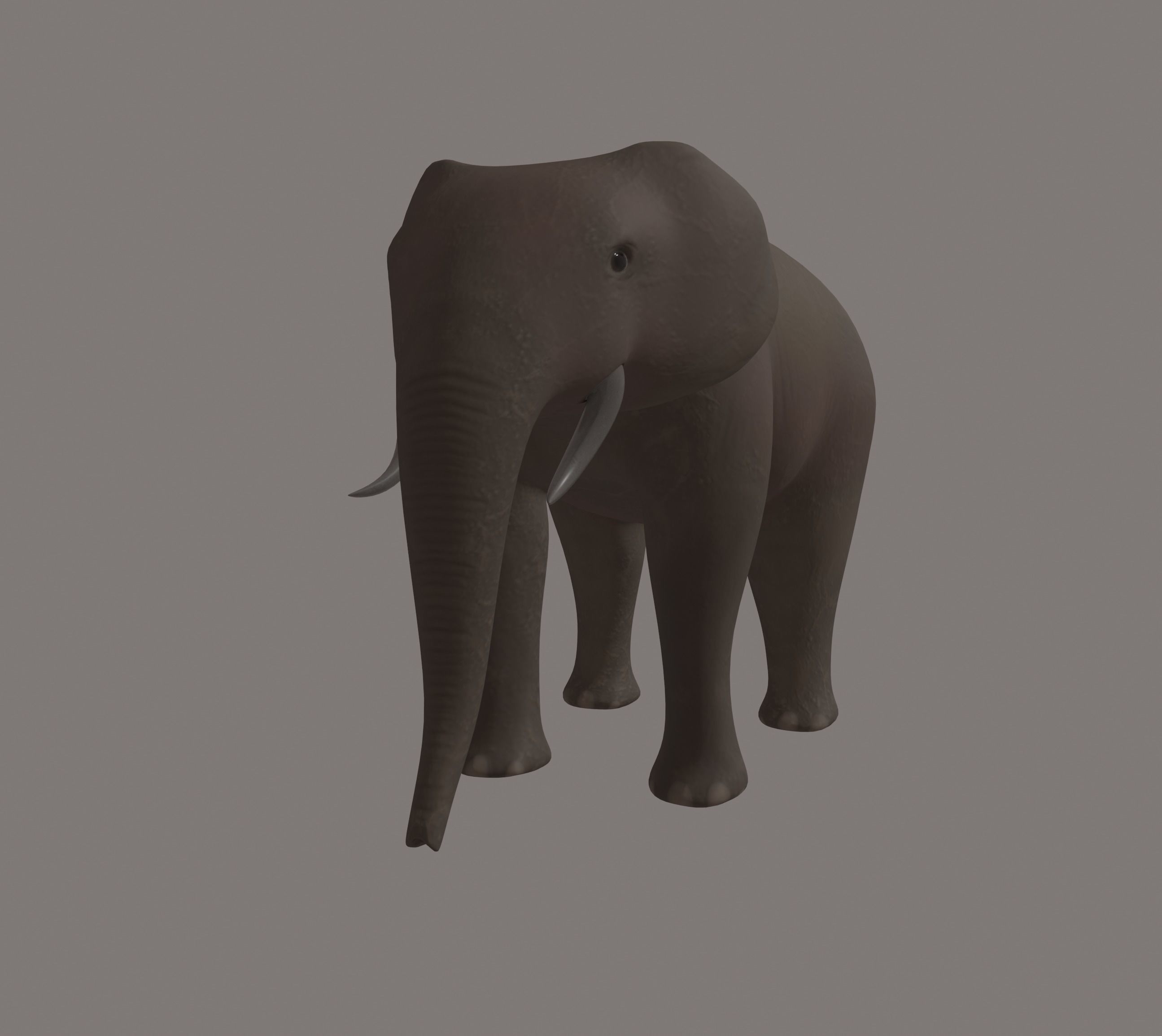 Elephant 3D model_4