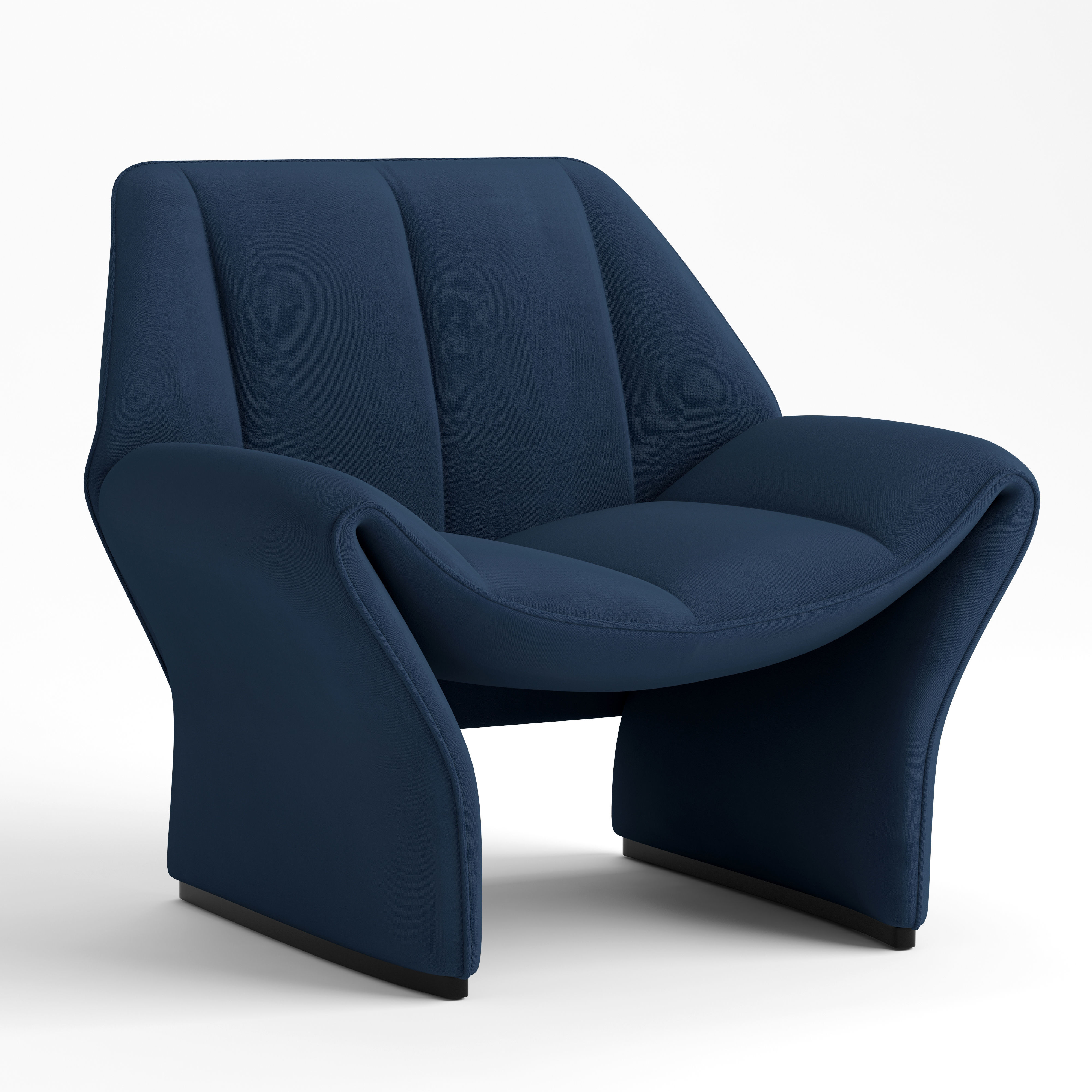 ARMCHAIR HIRUNDO by Busnelli 3D model_2