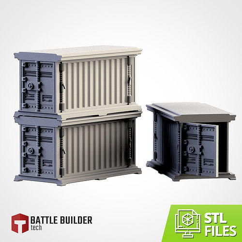 CONTAINERS warhammer shipping 3D print model