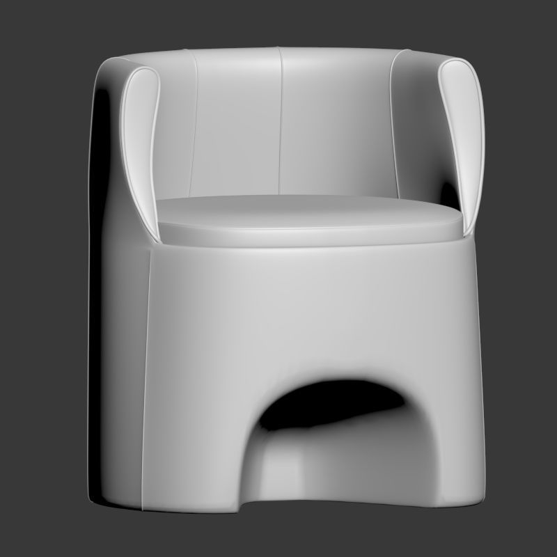 P22 STUDIO - Lounge chairs from Azucena 3D model_2