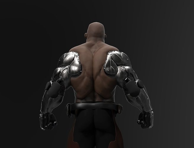 Jax Mortal Kombat III 3D print model