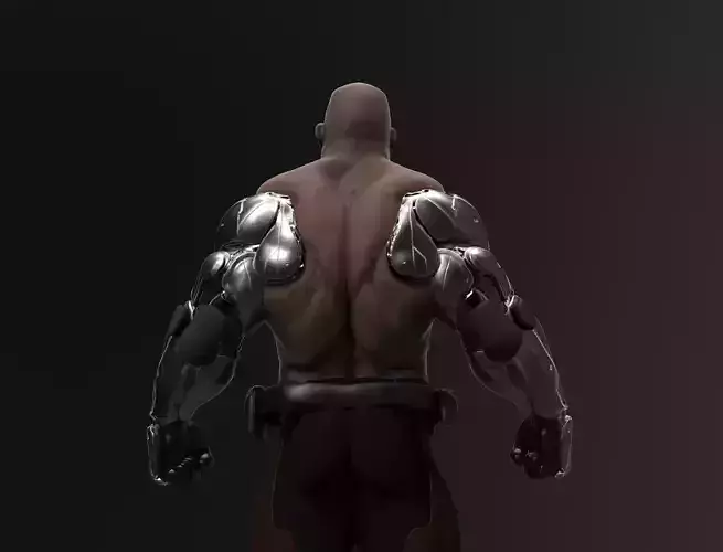 Jax Mortal Kombat III 3D print model
