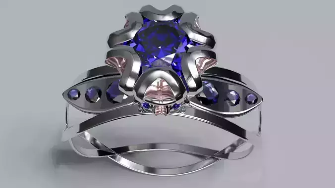 Ring STL 3d model for 3d printing
