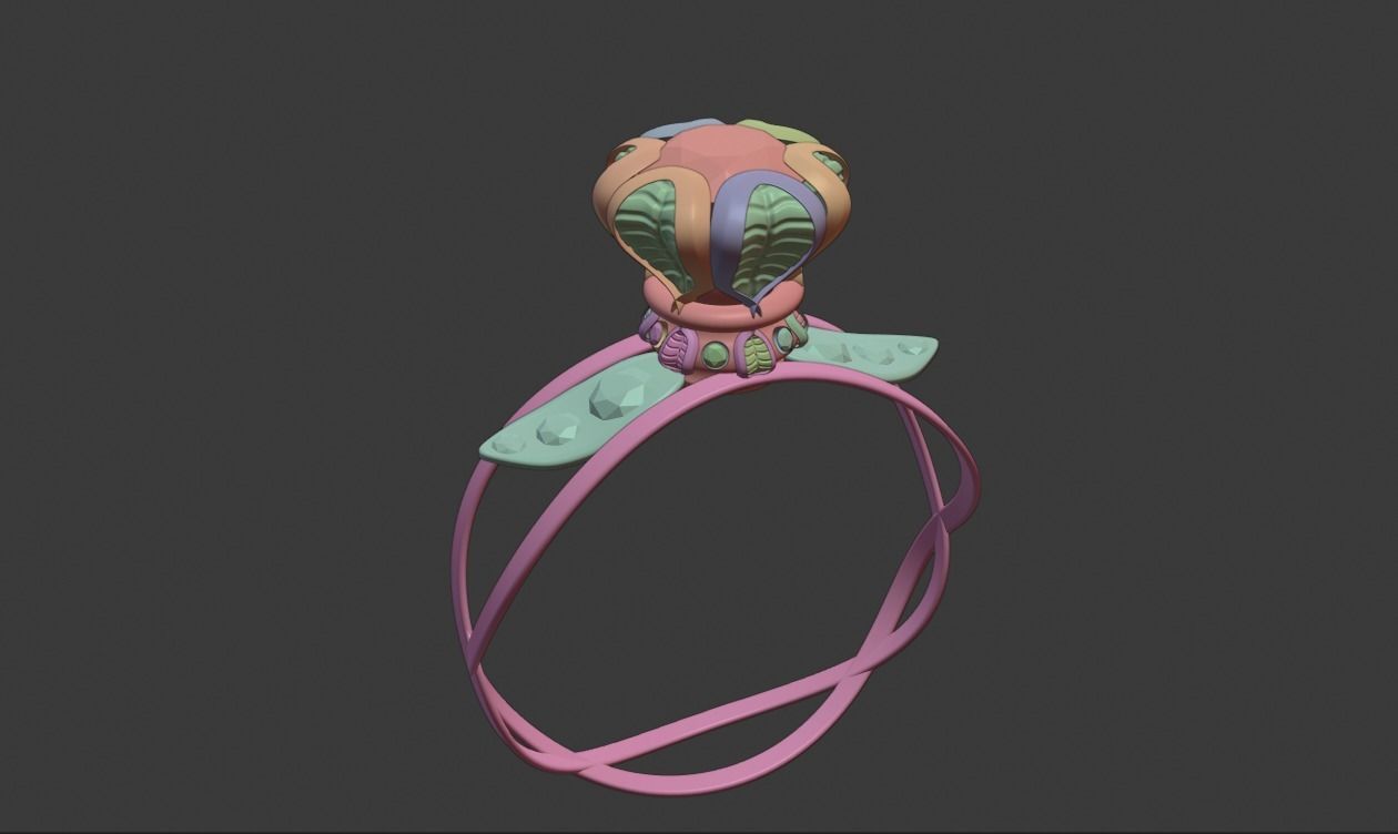 Ring STL 3d model for 3d printing 3D print model_12