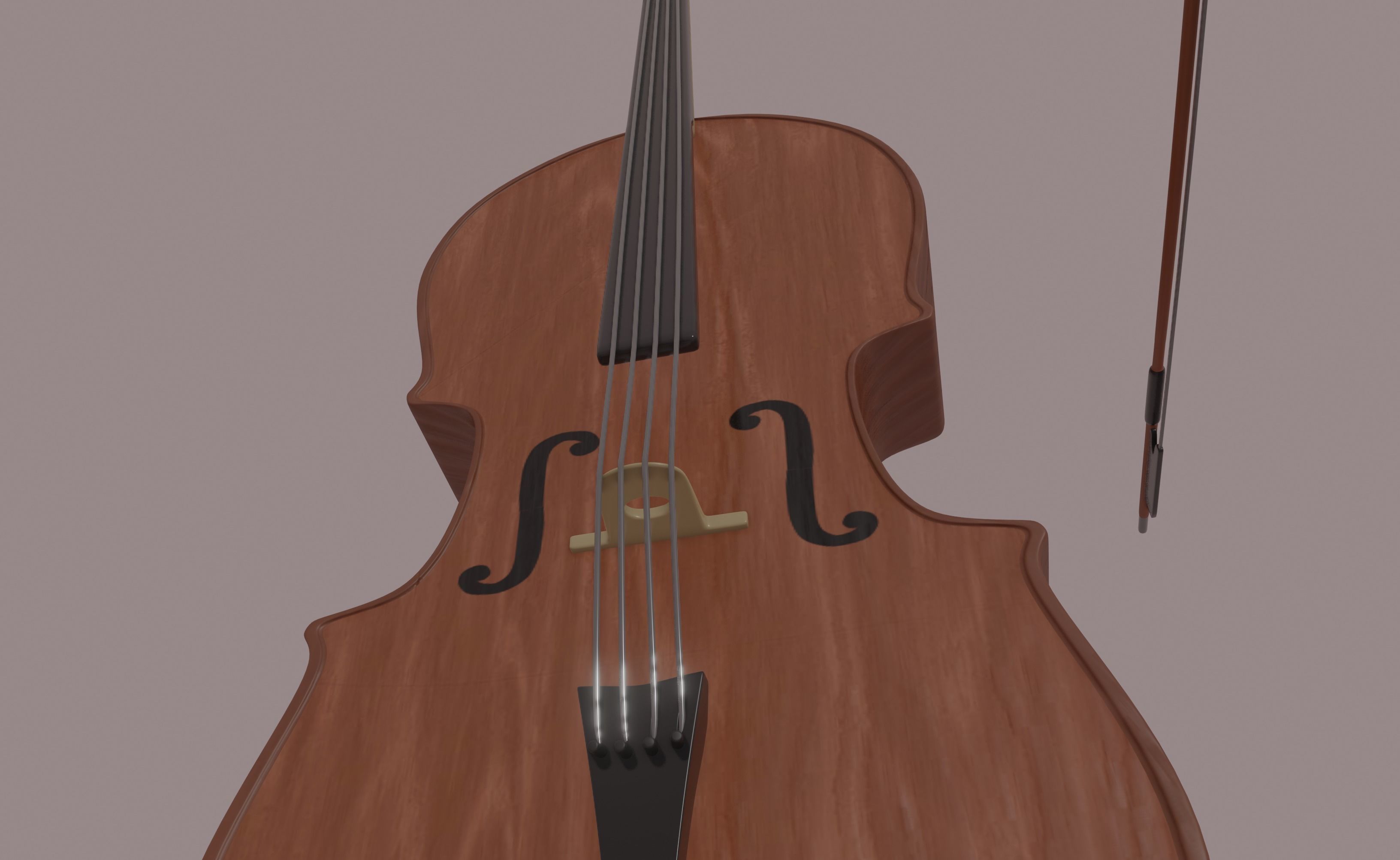 Cello 3D model_7