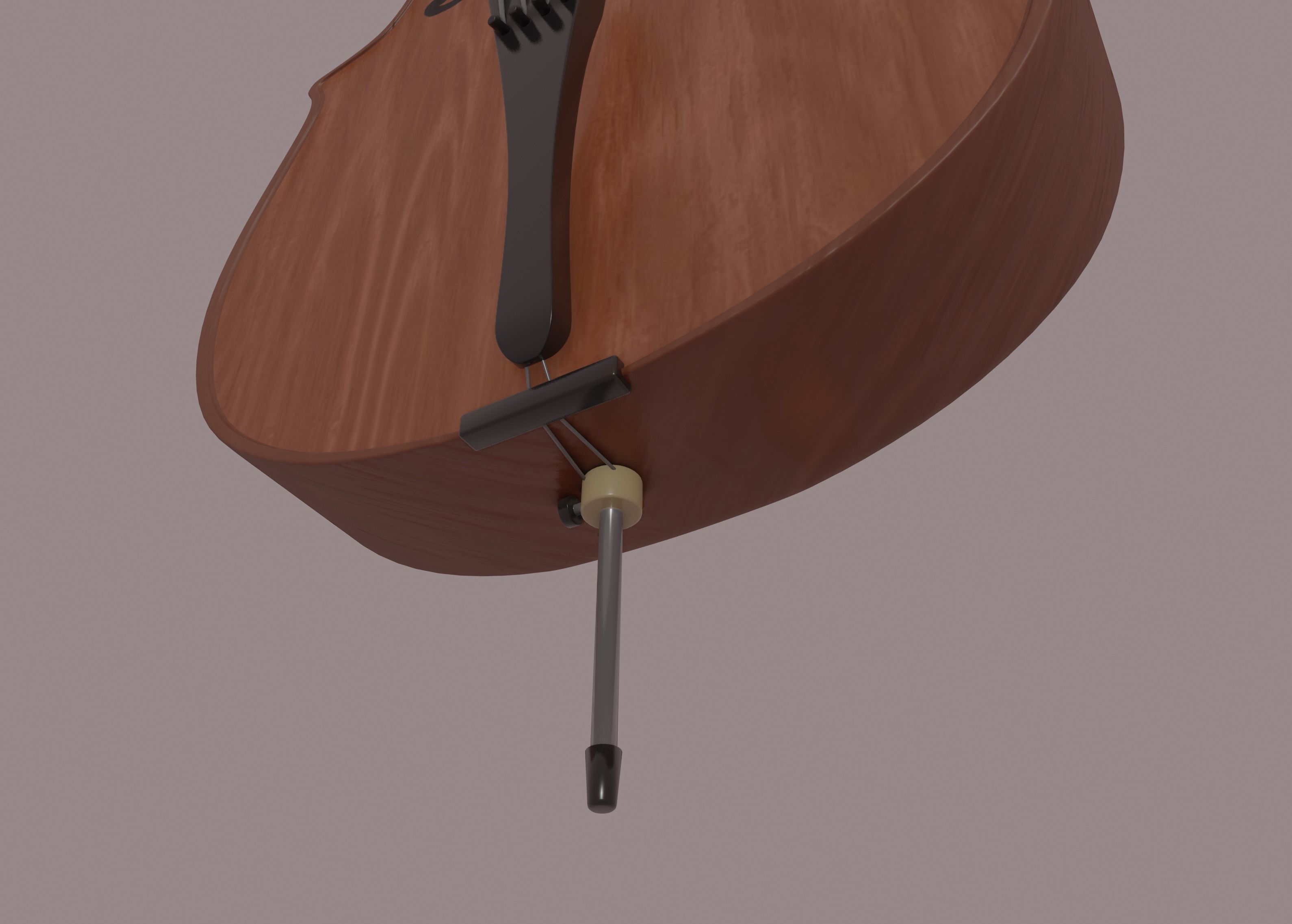Cello 3D model_6