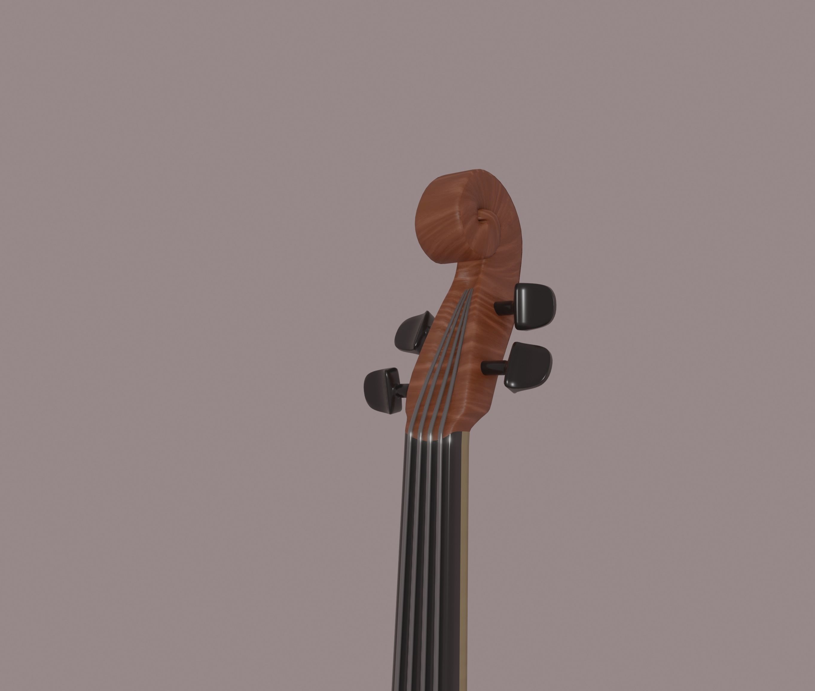 Cello 3D model_8