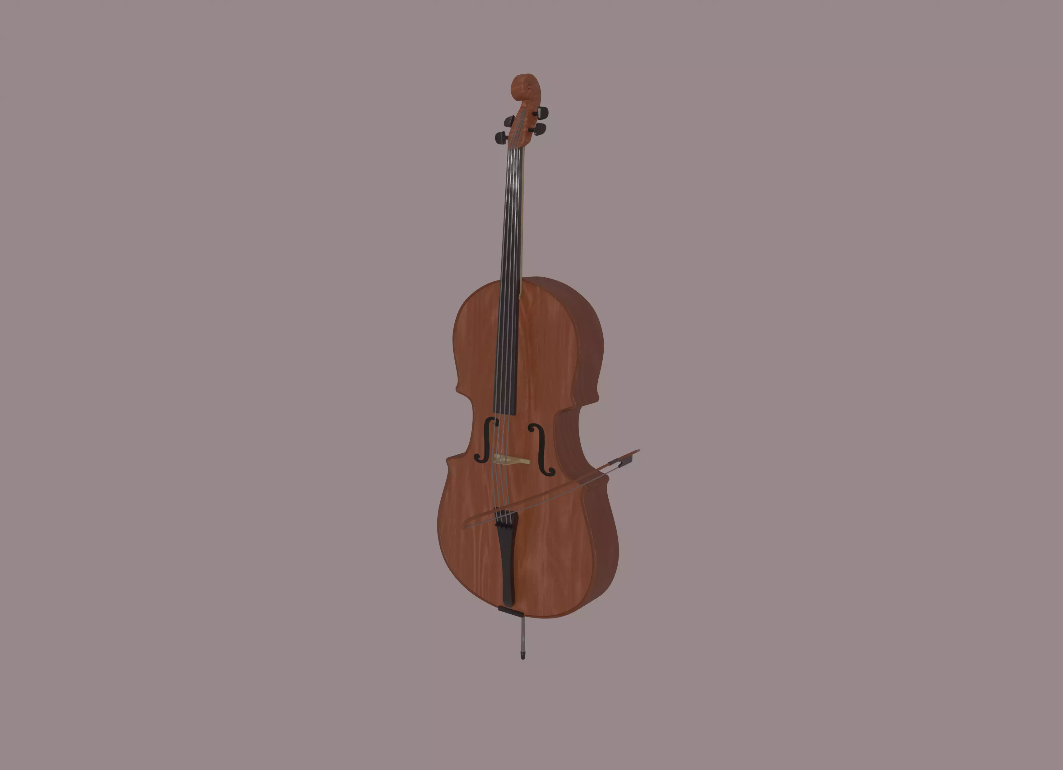 Cello 3D model_0
