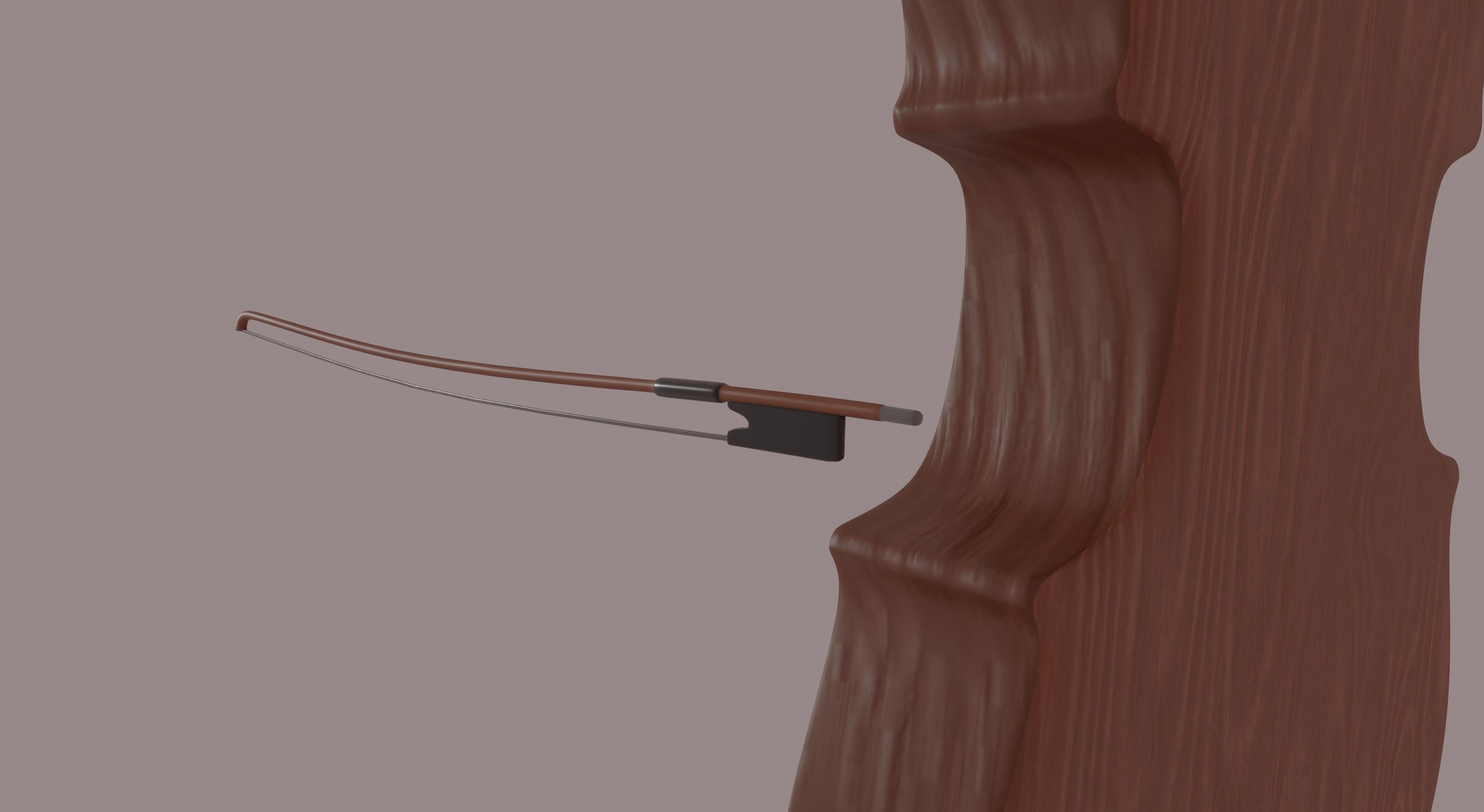 Cello 3D model_4