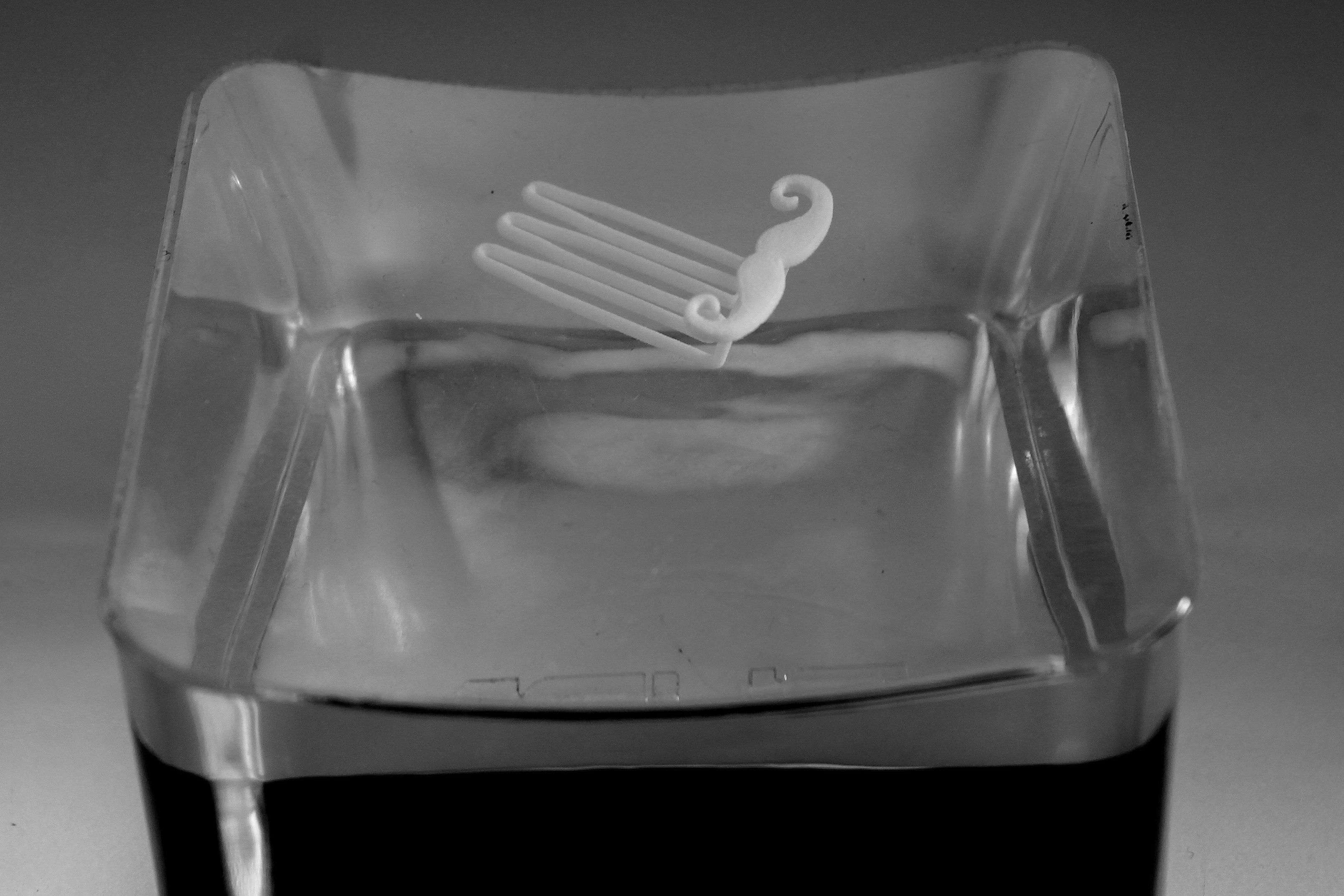 Mustache for beard - lateral wearing 3D print model_3