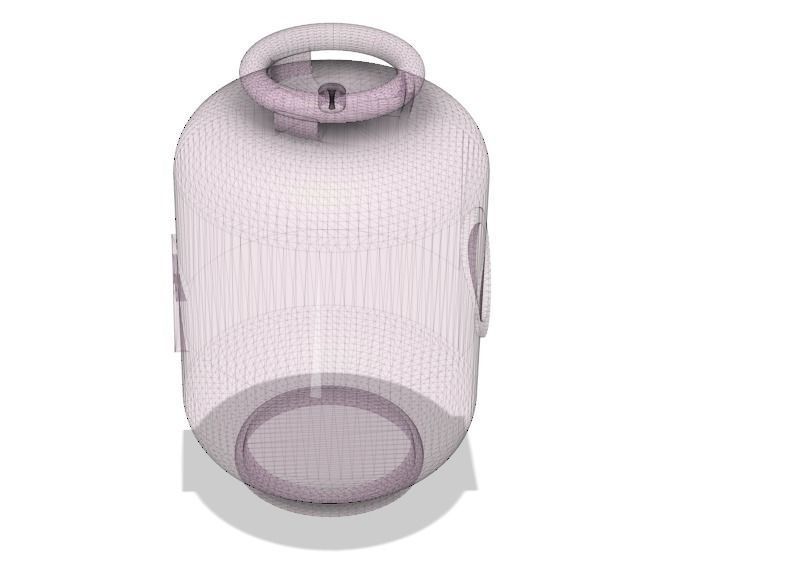 Gas Cylinder 3D model_7