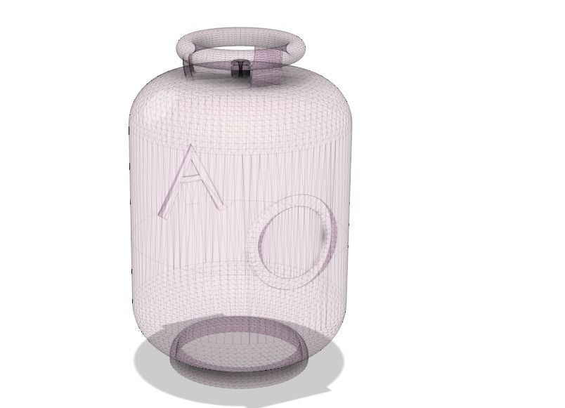 Gas Cylinder 3D model_6