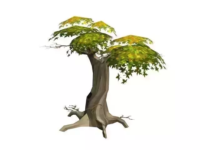 Tree Low poly Free low-poly 3D model