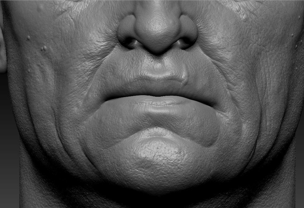 Old man Marmoset Project Low-poly 3D model_17