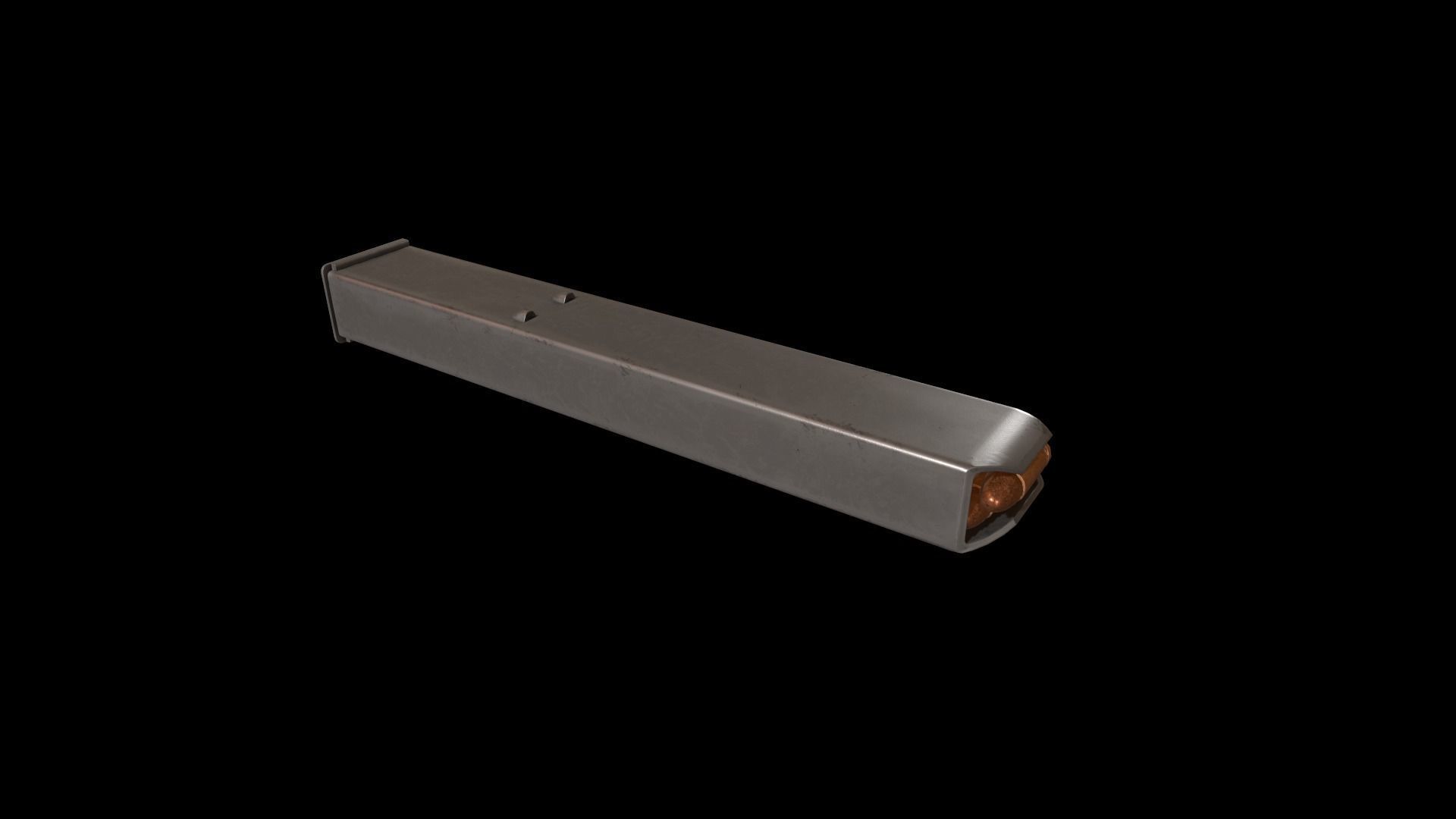  UZI Submachine Gun Low-poly 3D model_7