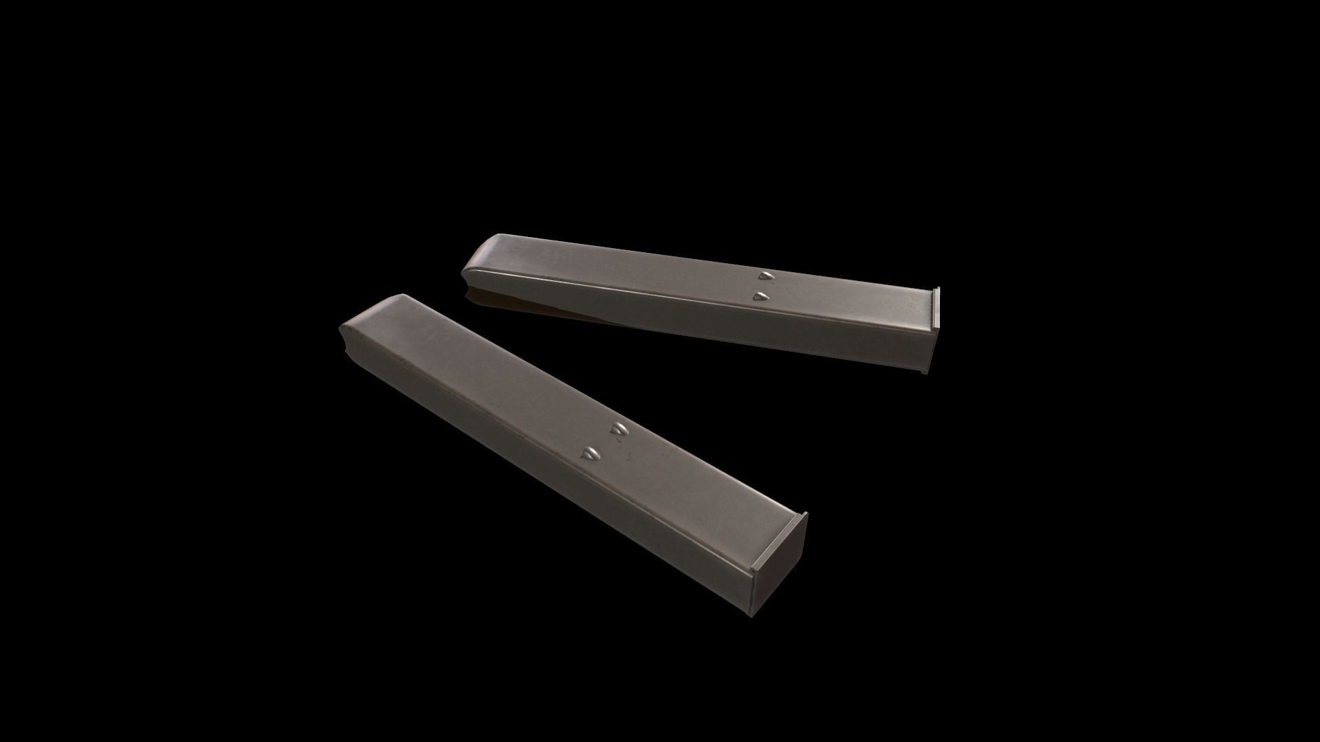  UZI Submachine Gun Low-poly 3D model_12