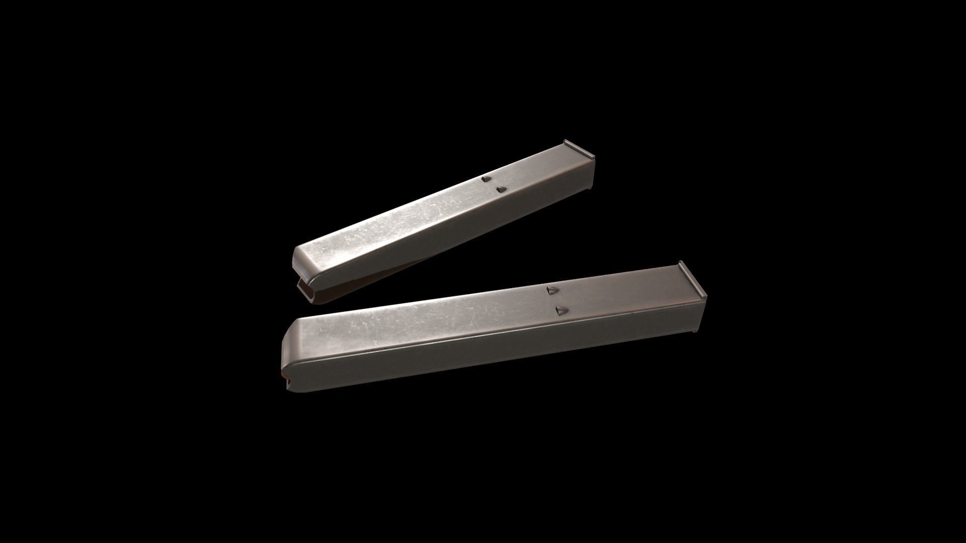  UZI Submachine Gun Low-poly 3D model_13