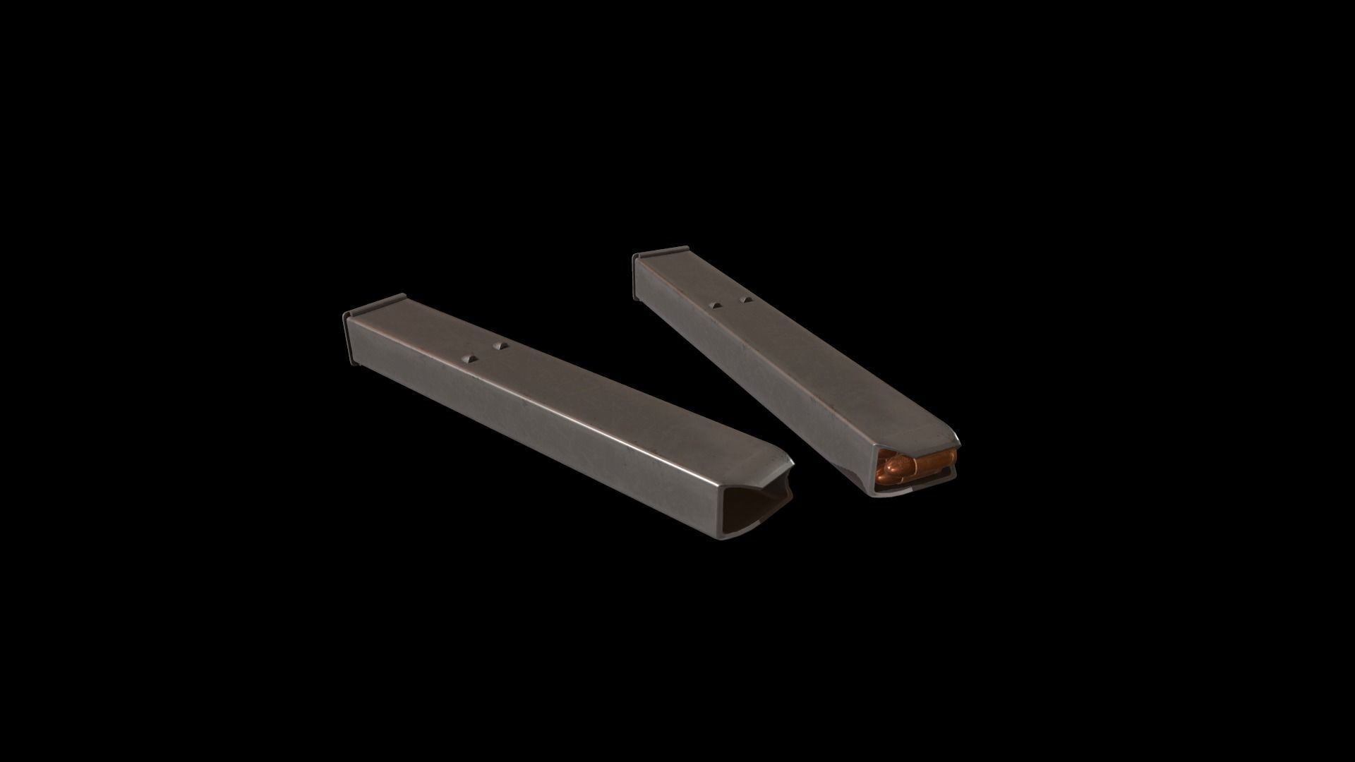  UZI Submachine Gun Low-poly 3D model_10