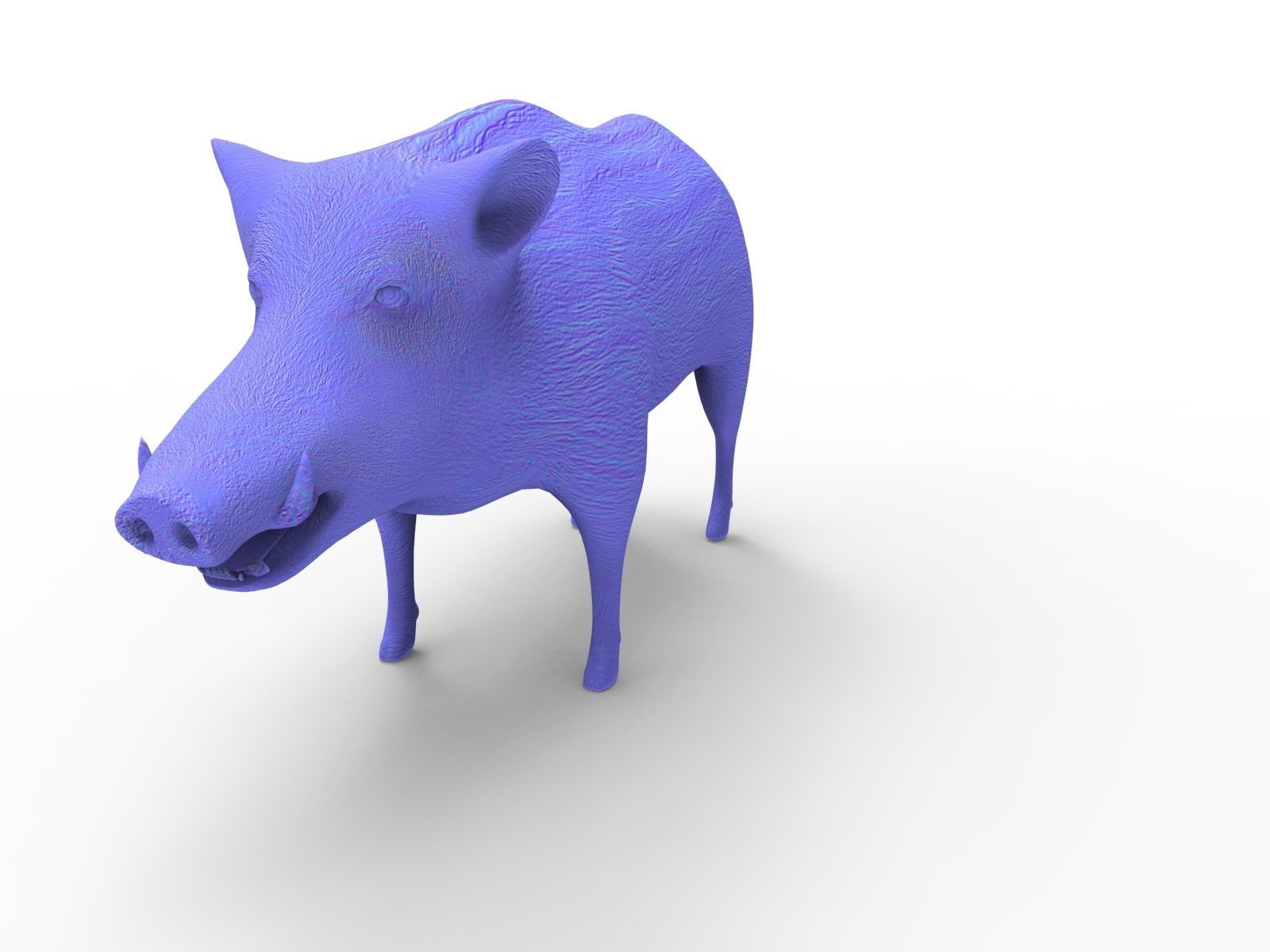 3D Boar Rigged 3D Models Low-poly 3D model_24