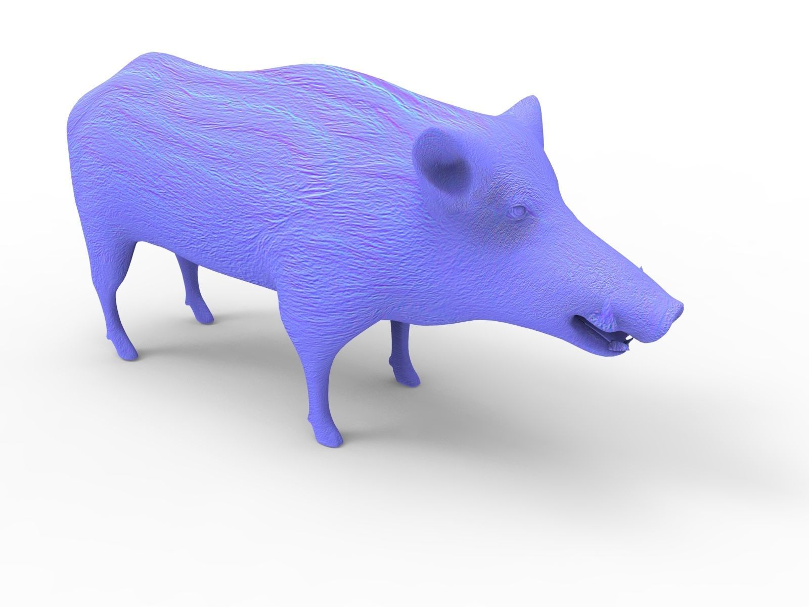 3D Boar Rigged 3D Models Low-poly 3D model_25
