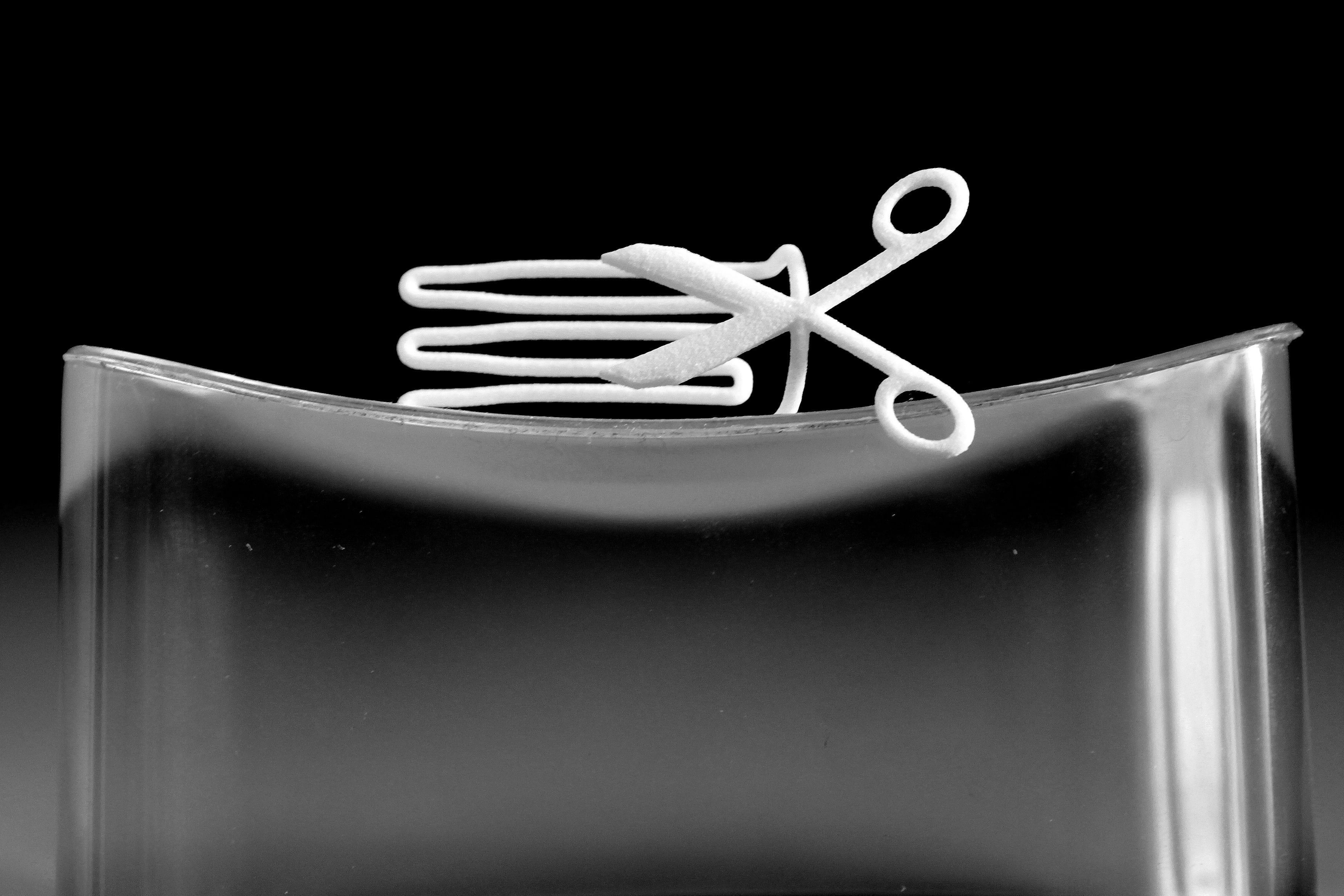 Scissors for beard - lateral wearing 3D print model_2