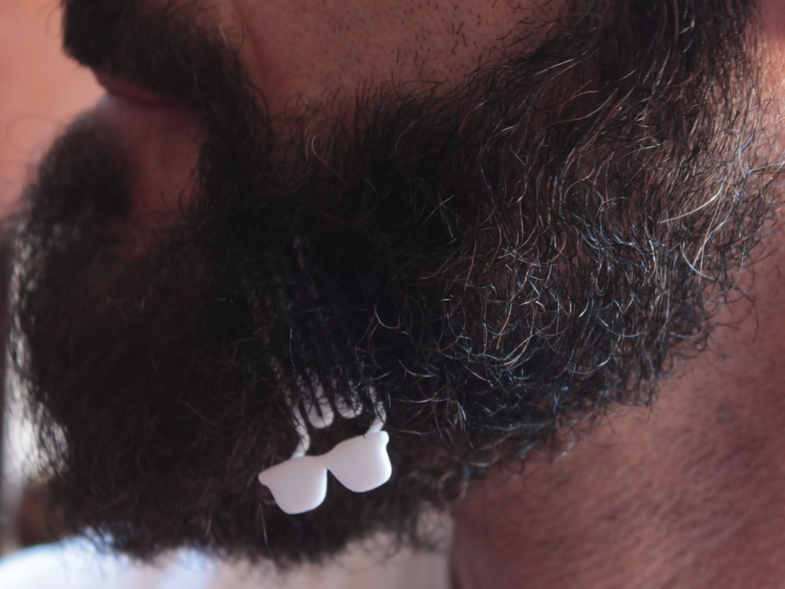 Sunglasses for beard - lateral wearing 3D print model_0