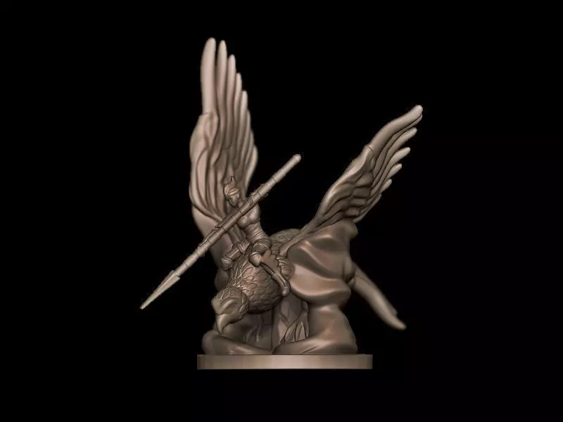 Eagle Rider - Miniature Free 3D print model_0
