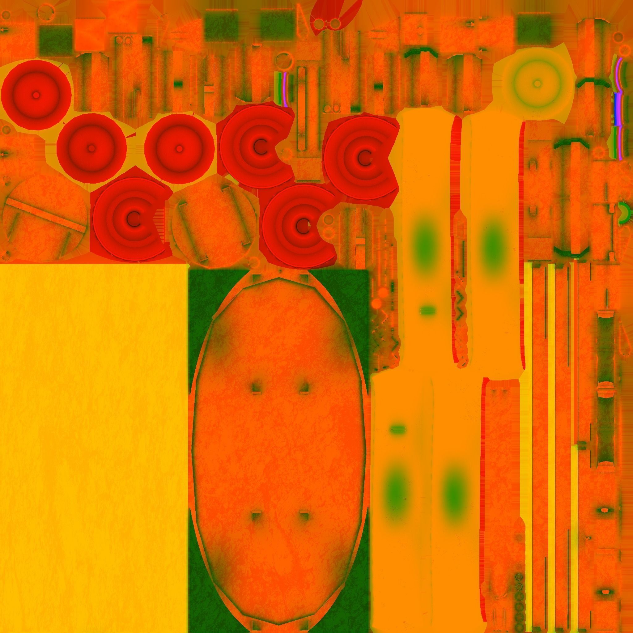 Carrinho de Transporte industrial Free 3D model_3