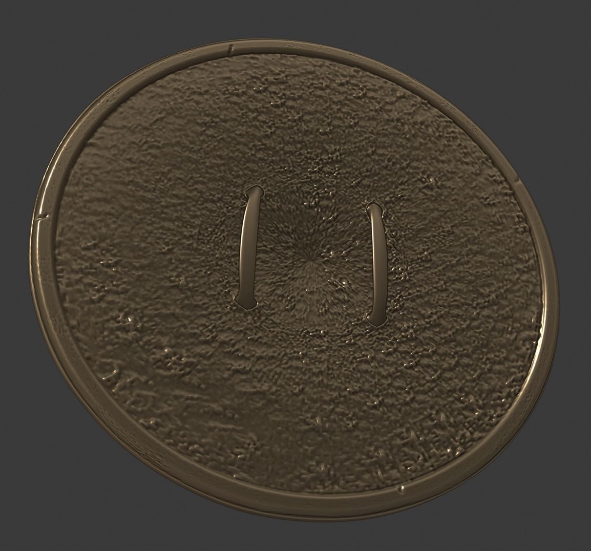 celtic shield 3d print model 3D print model_3