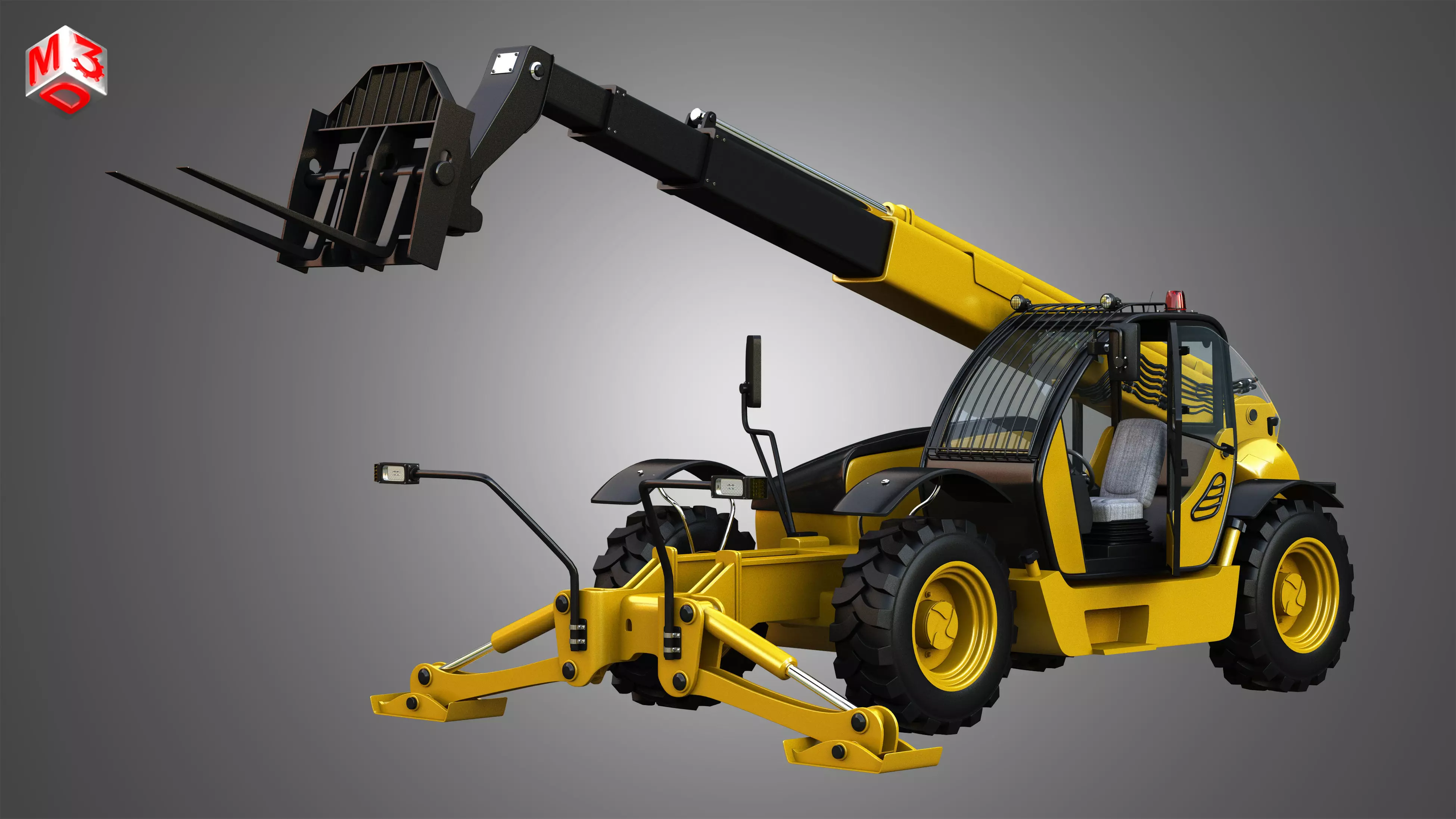 TX 170 Telescopic Handler 3D model