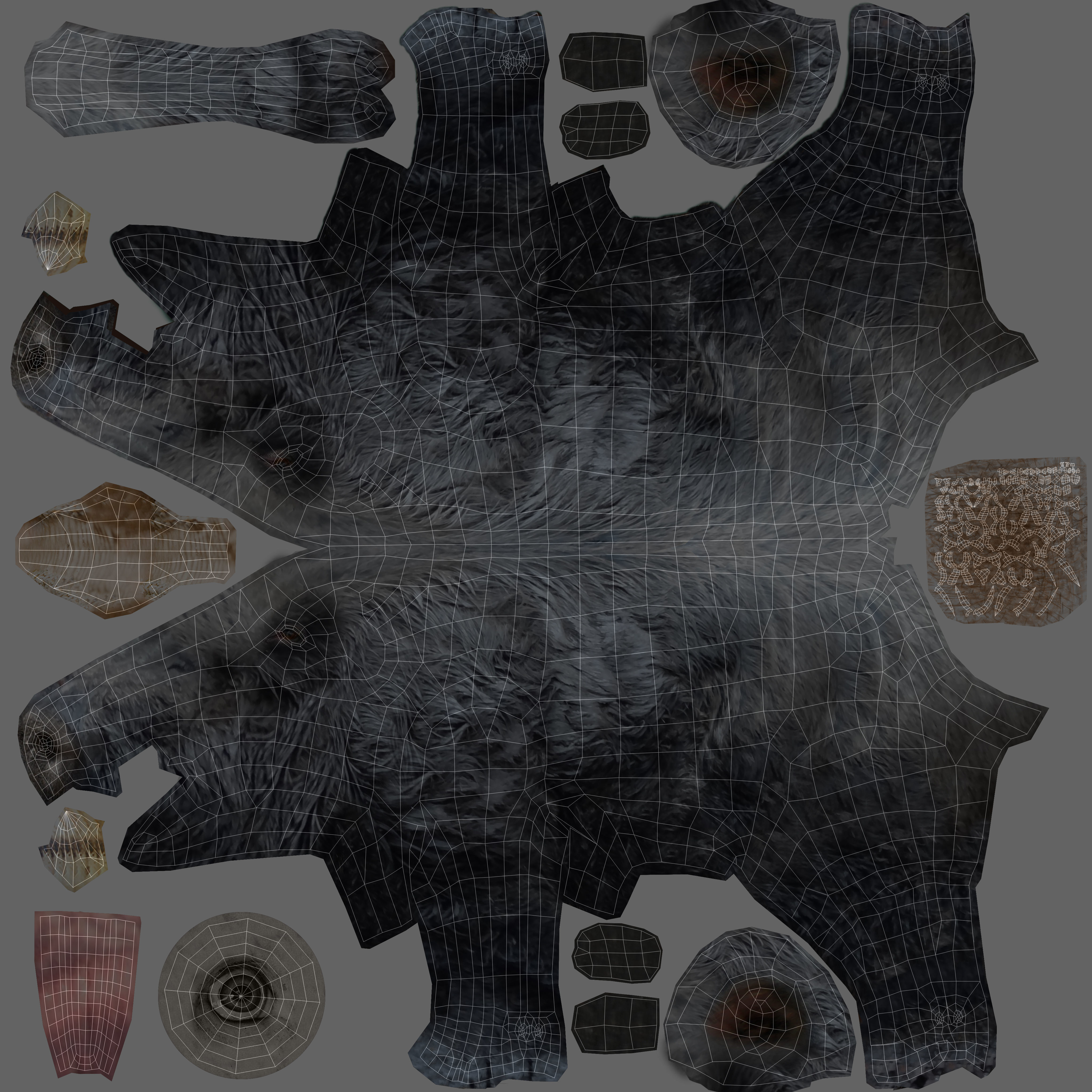 3D Wild Boar Rigged 3D Models Low-poly 3D model_17